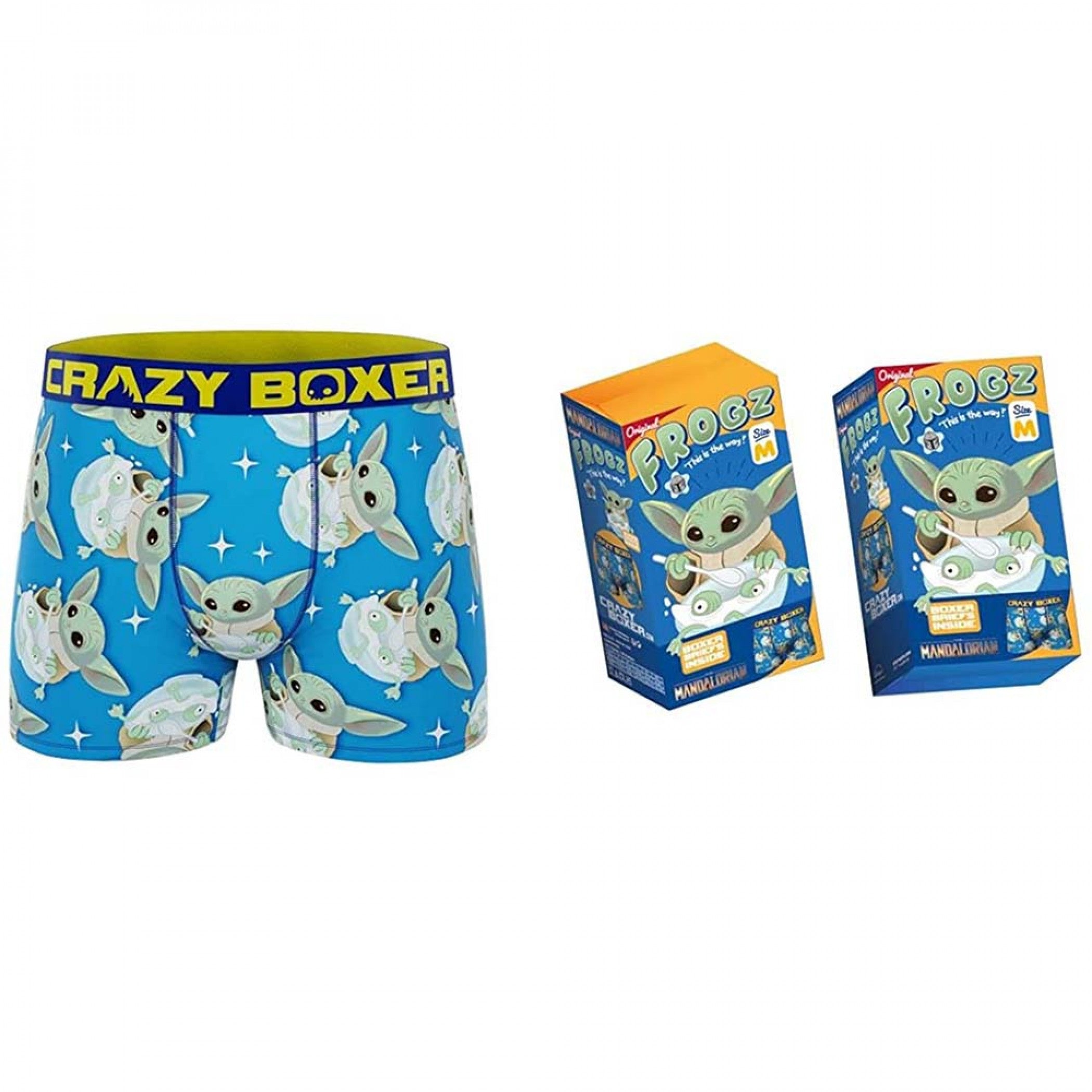 Crazy Boxers Star Wars The Child Grogu Boxer Briefs in Cereal Box