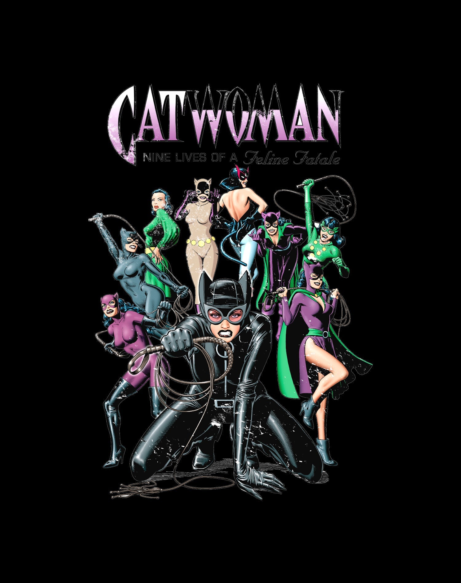 DC Comics Catwoman Cover CW55 Official Men's T-Shirt