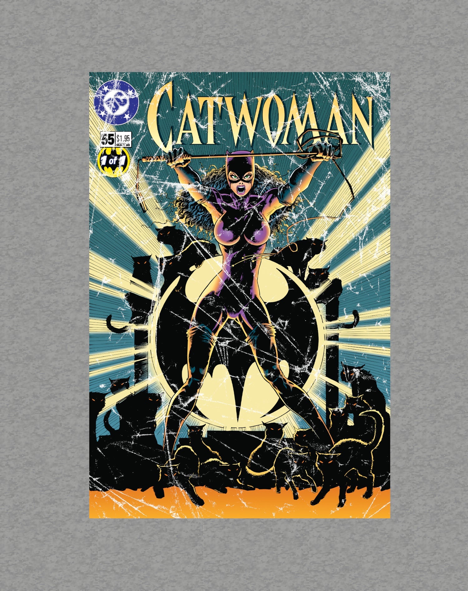 DC Comics Catwoman Cover CW55 Official Sweatshirt