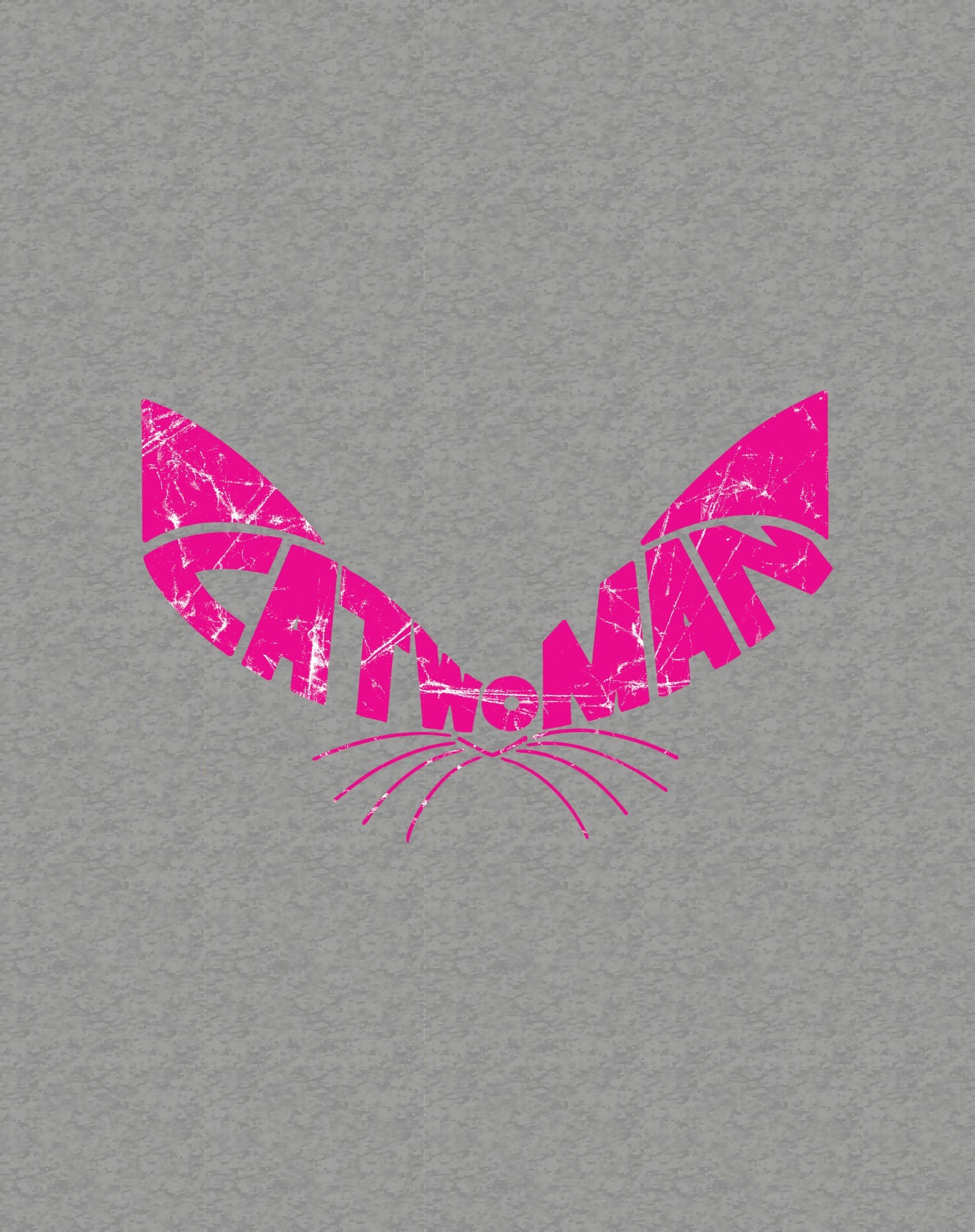 DC Comics Catwoman Logo Ears Dist Official Men's T-Shirt