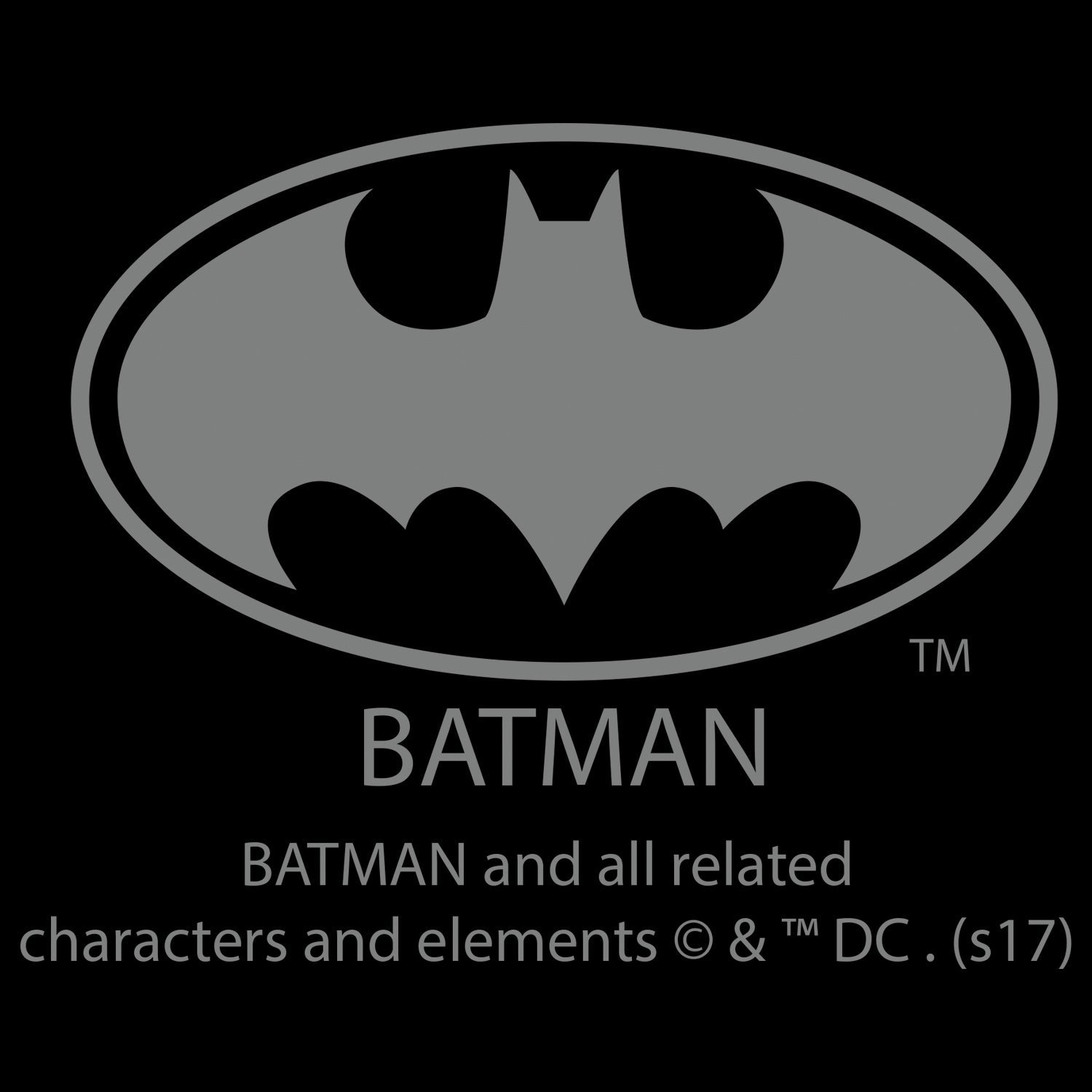 DC Comics Batman Logo Classic Official Kid's T-Shirt ()