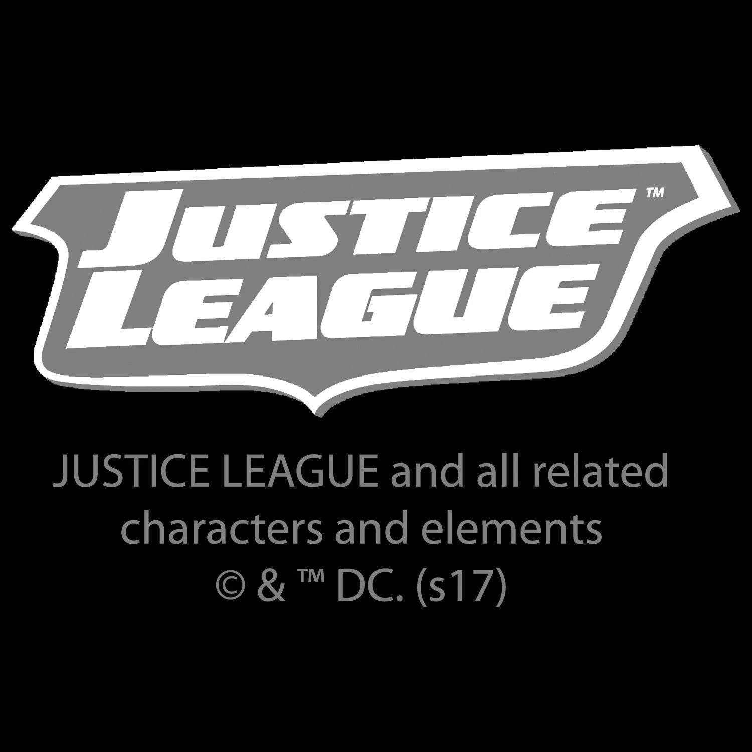 DC Comics Crisis Logo Justice League Official Men's T-shirt ()