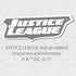 DC Comics Justice League Stripped Official Kid's T-shirt ()