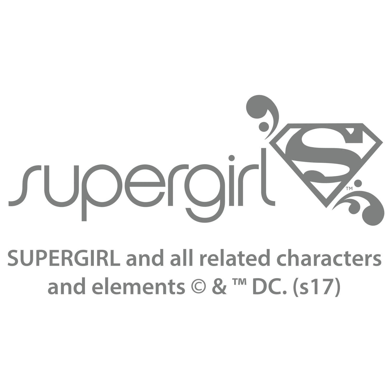 DC Comics Supergirl Logo Comic Strip Official Women's T-shirt ()