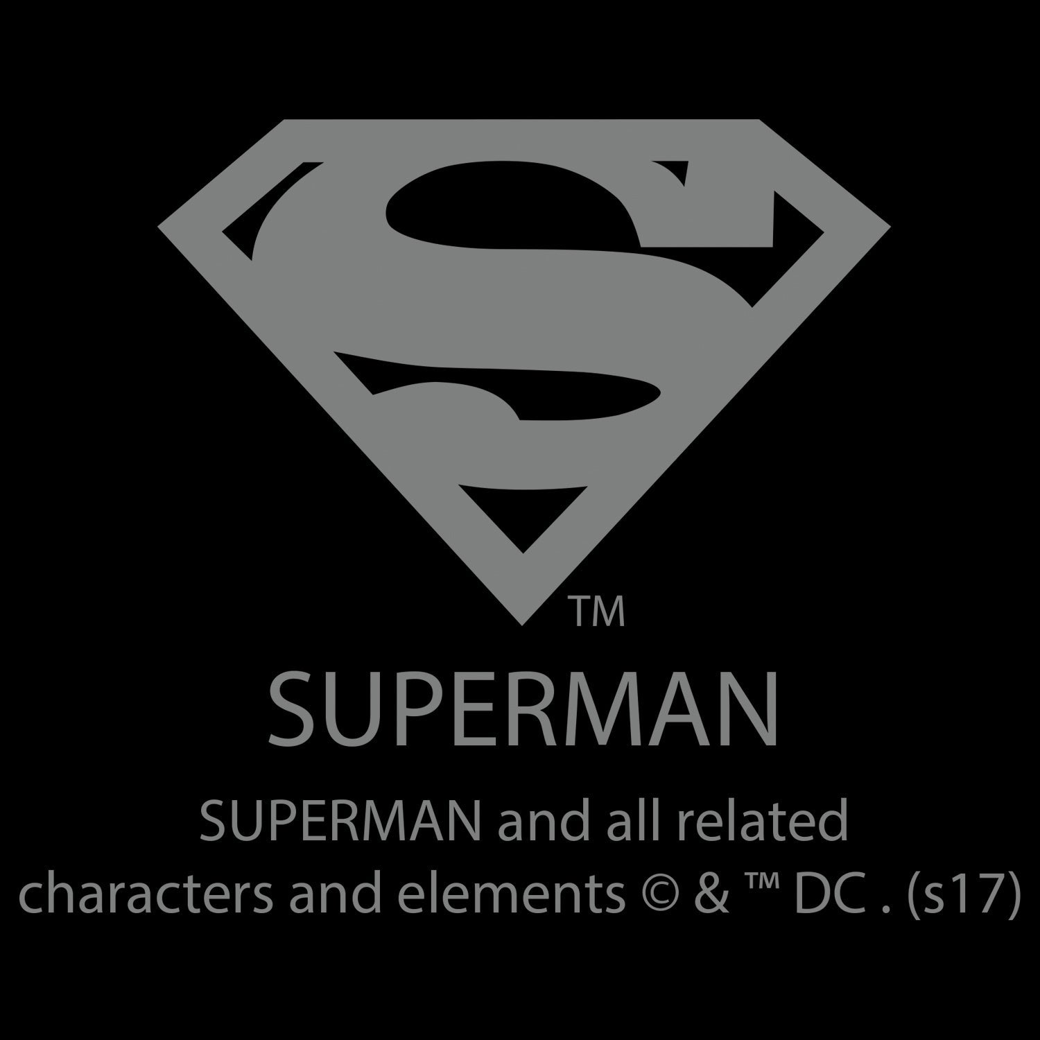 DC Comics Superman Logo Mural Official Women's T-shirt ()