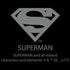 DC Comics Superman Logo Saturated Official Women's T-shirt ()