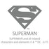 DC Comics Superman Logo Collage Official Women's T-shirt ()