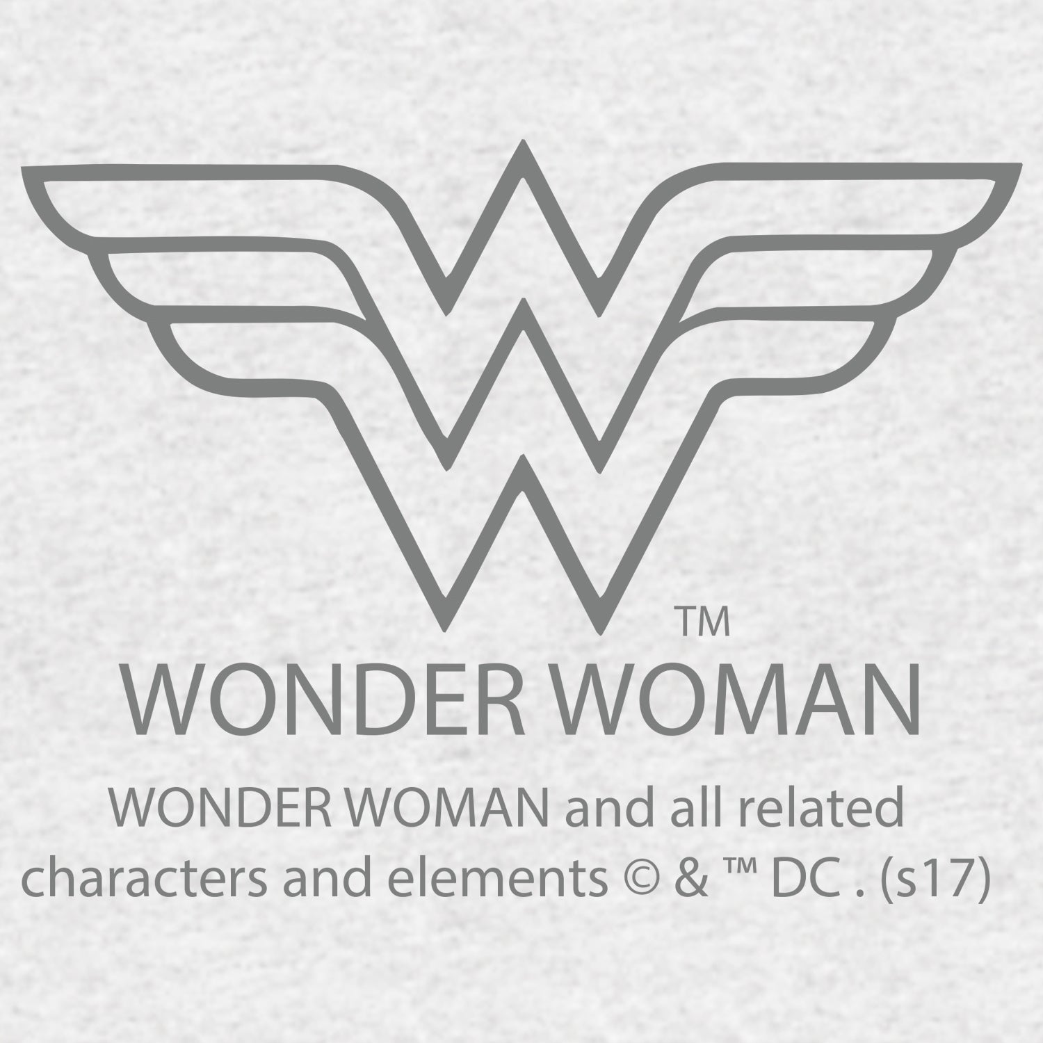 DC Comics Wonder Woman Logo Circle Distressed Official Women's T-shirt ()