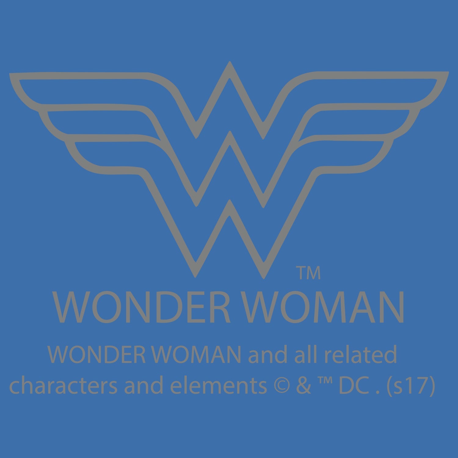DC Comics Wonder Woman Logo Classic Official Women's T-shirt ()