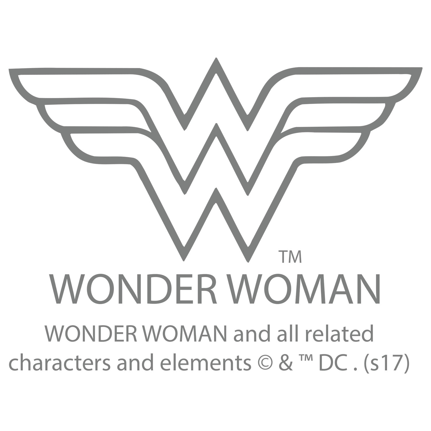 DC Comics Wonder Woman Rainbow Love Official Women's T-shirt ()