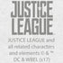 DC Justice League Logo Aquaman Trident Official Women's T-shirt ()