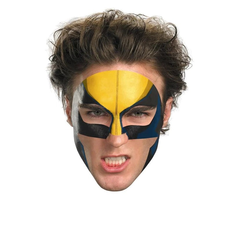 Wolverine Costume Face Tattoo
