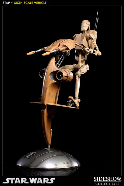 Star Wars 1/6 Scale Figure Militaries Of Star Wars S.T.A.P. Vehicle With Battle Droid