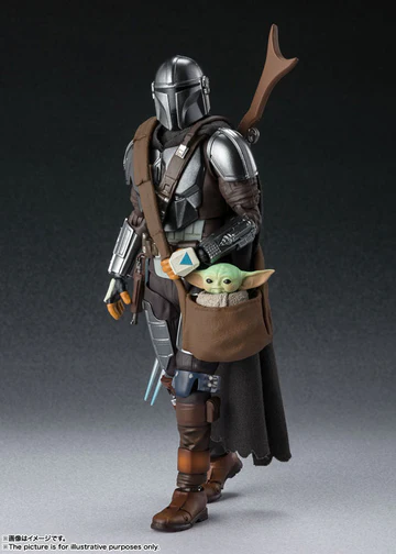 S.H.Figuarts The Mandalorian Grogu Mandalorian Din Djarin