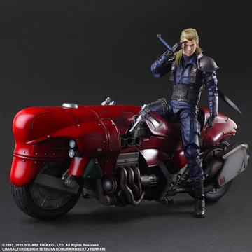 Final Fantasy VII Remake Roche Play Arts Kai & Bike Set