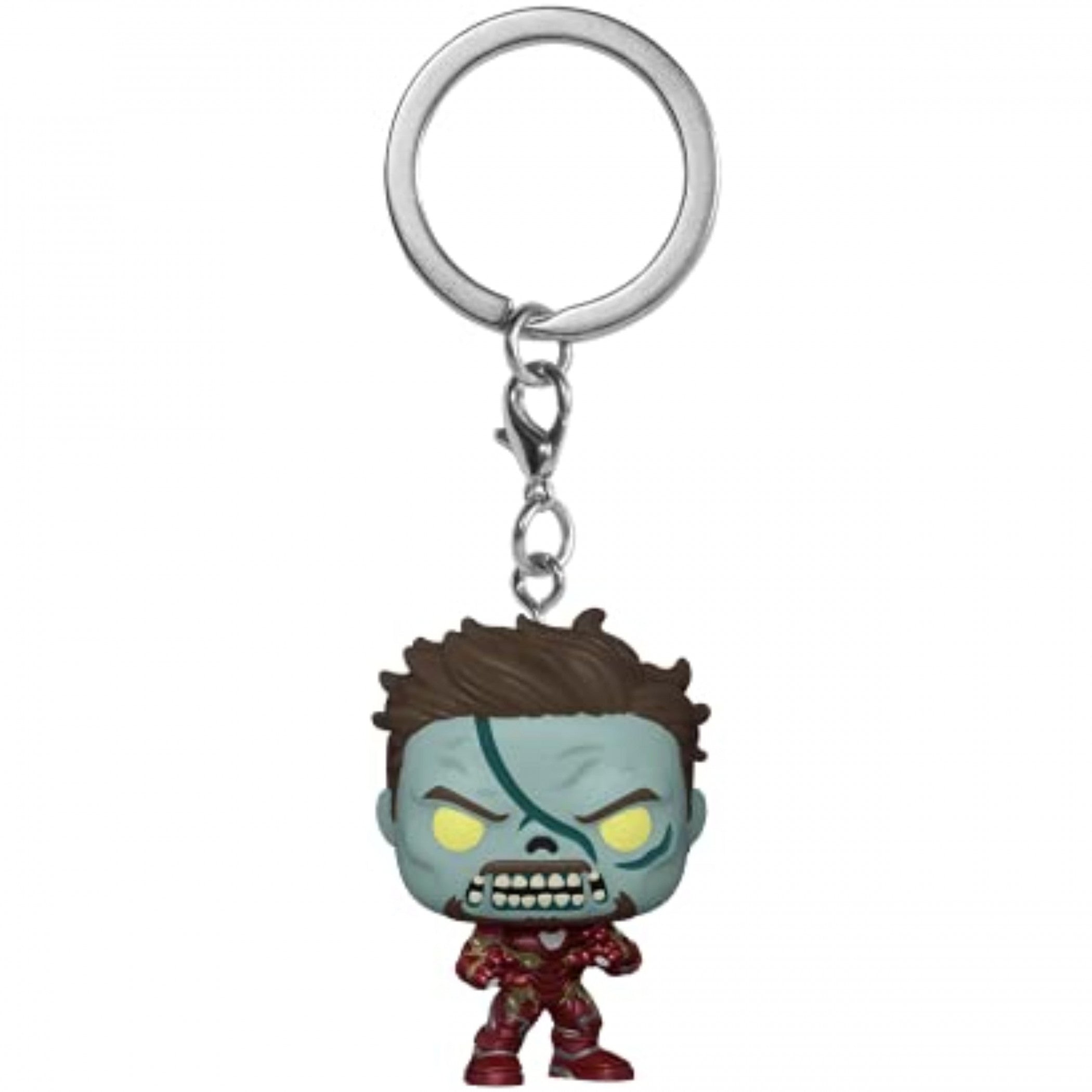 Marvel Studios What If...? Series Zombie Iron Man Funko Pop Keychain