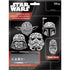 Star Wars Word Cloud 5-Piece Car Decal Kit