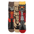 Guardians of The Galaxy 360 Character 3-Pair Pack of Crew Socks