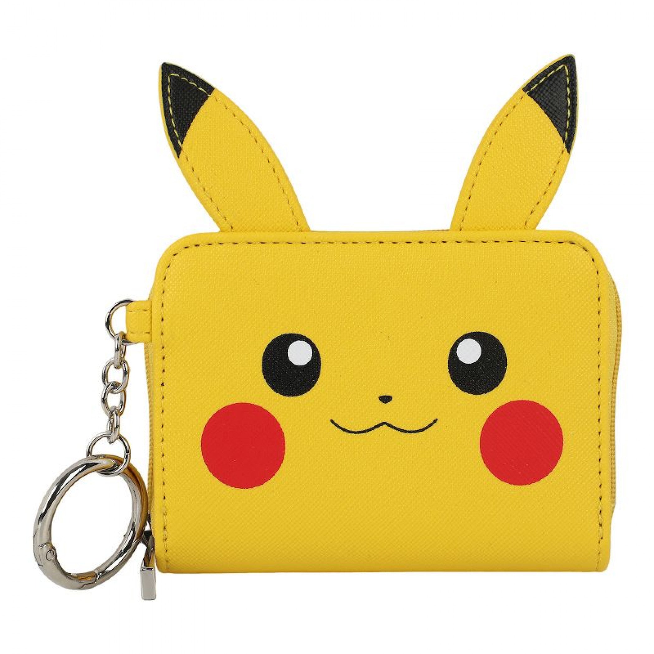 Pokemon Pikachu Mini Zip Around Wallet with Ears