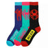 Spider-Man Across The Spider-Verse 3-Pair Pack of Crew Socks
