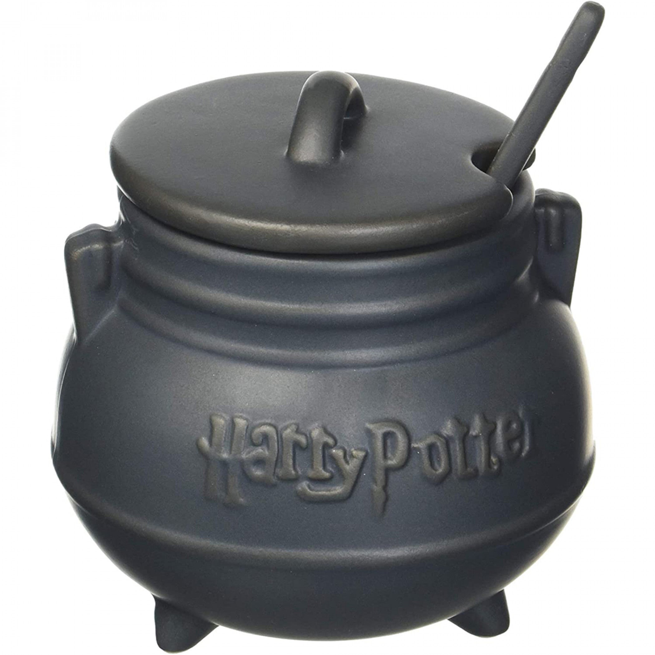 Harry Potter Iron Cast Style Cauldron Ceramic Mug w/ Spoon