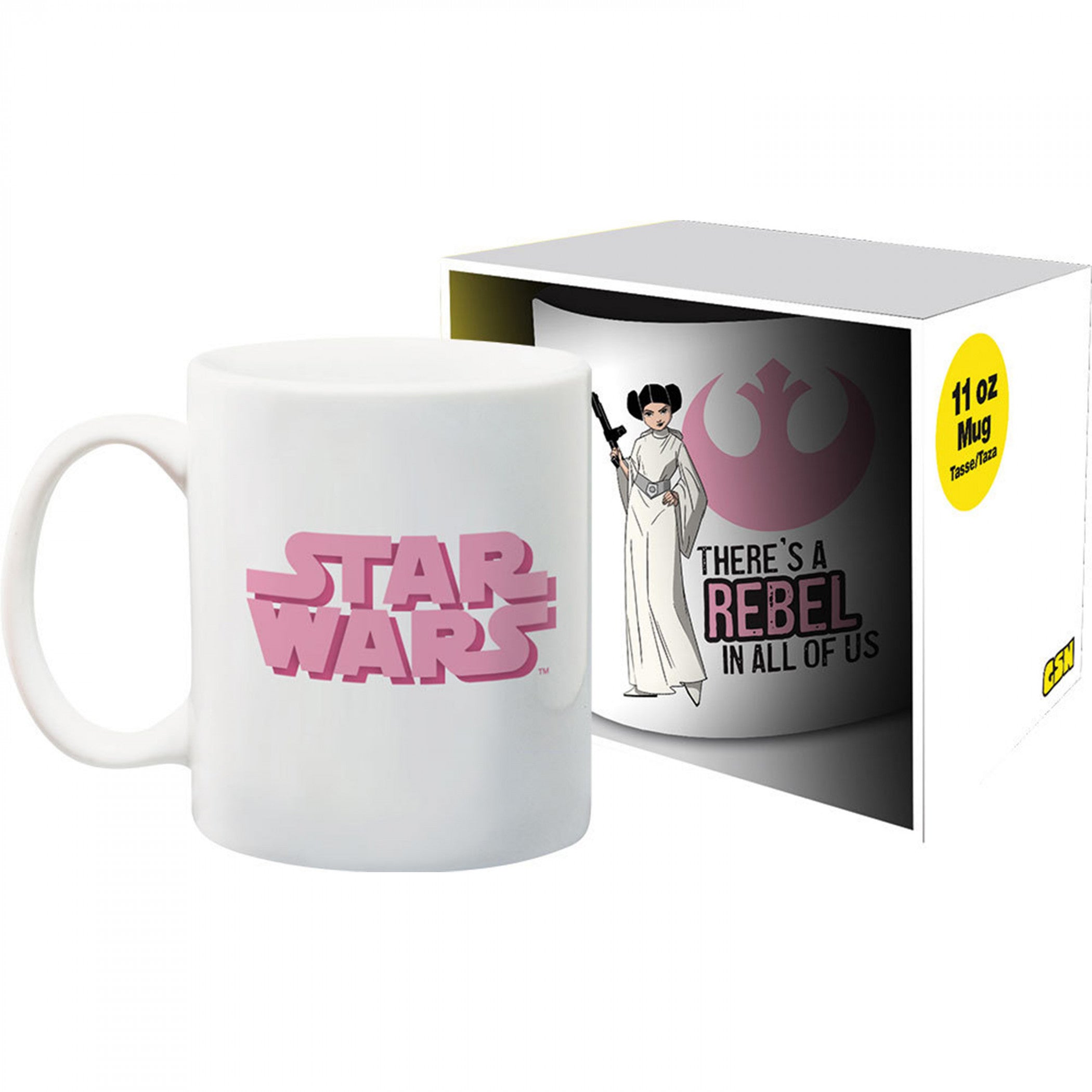 Star Wars There's a Rebel in All of Us 11 oz Ceramic Mug