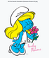 The Smurfs Smurfette Character Flowers Official Women's T-shirt ()