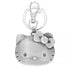 Hello Kitty Face Pewter Keychain