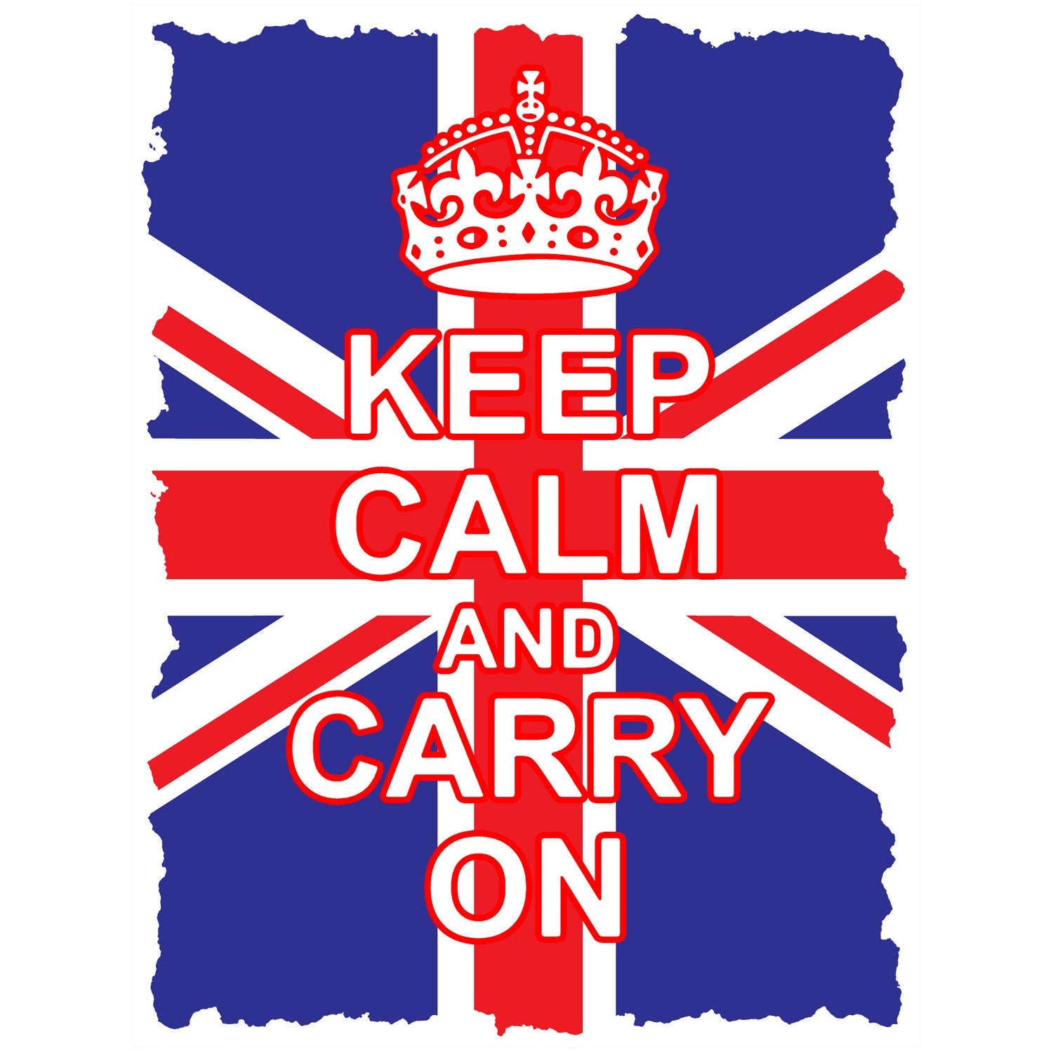 UA London Calling Keep Calm Union Jack Men's T-Shirt ()