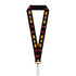 Deadpool Marvel 8-Bit Video Running Tacos Lanyard