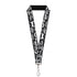 Batman Gotham City Graffiti Collage Lanyard