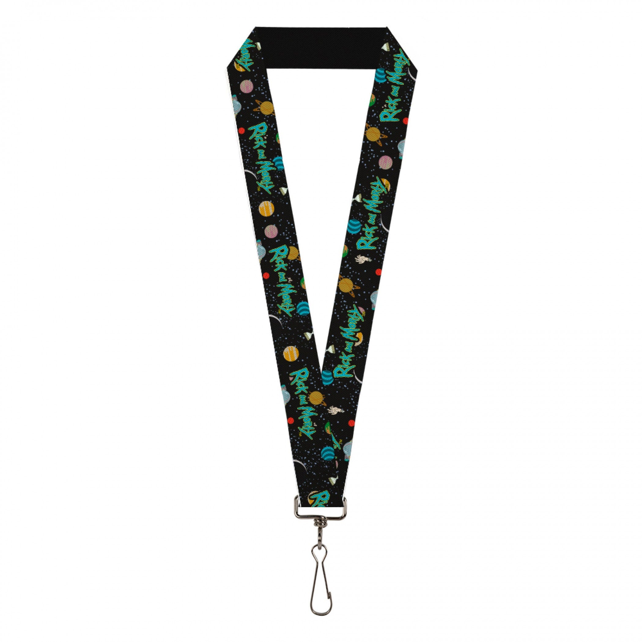 Rick and Morty Title Logo Lanyard
