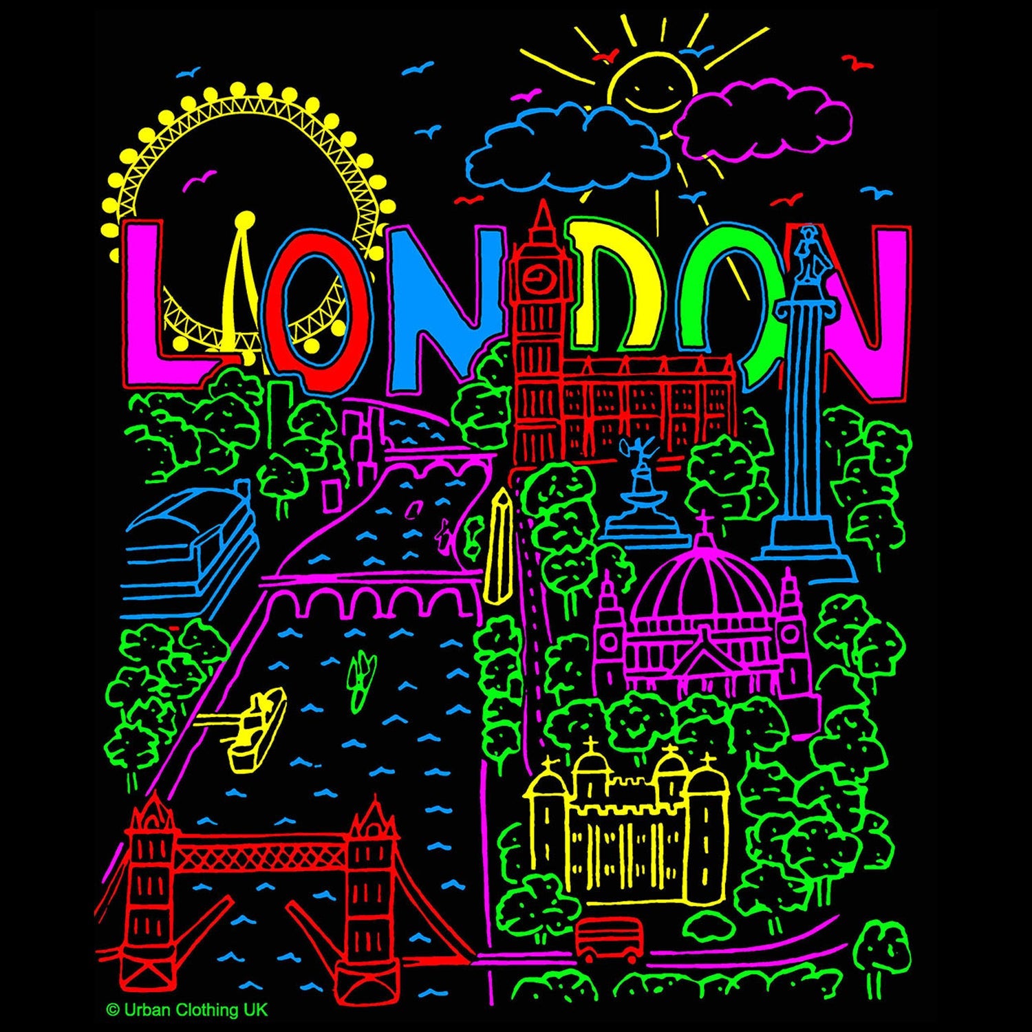 UA London Calling Crayon Kids T-shirt ()