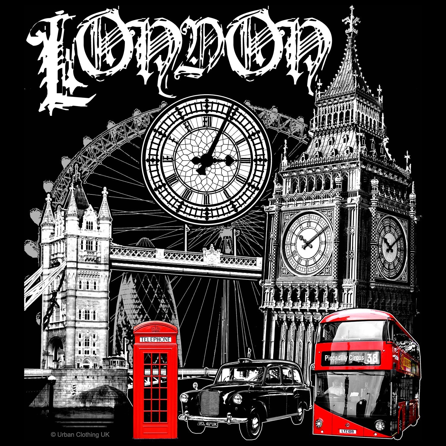 UA London Calling Technicolour Kids T-shirt ()
