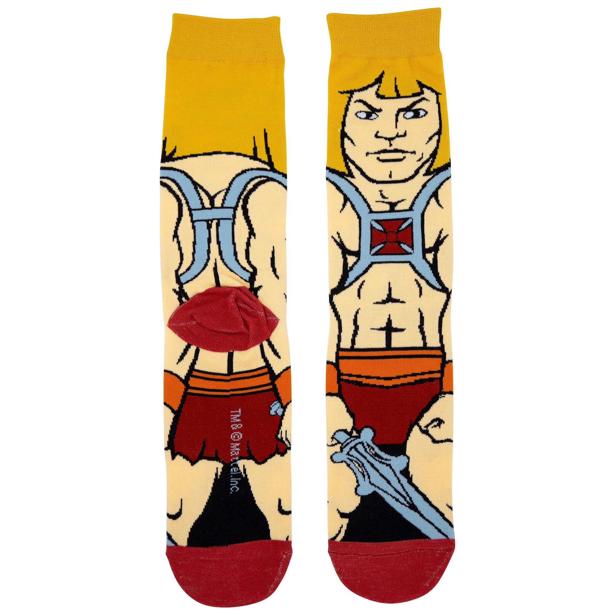 He-Man 360 Red Character Crew Socks