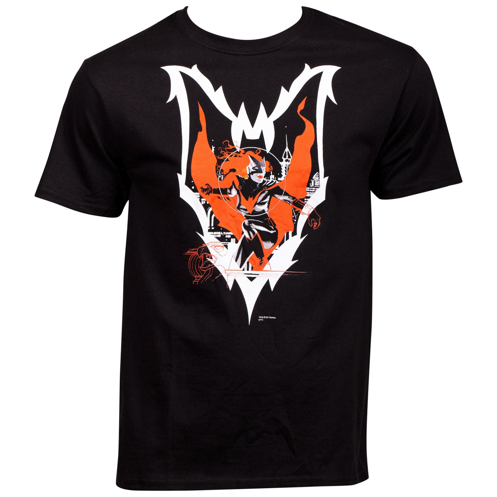 Batwoman Character Action Pose Inside Symbol T-Shirt