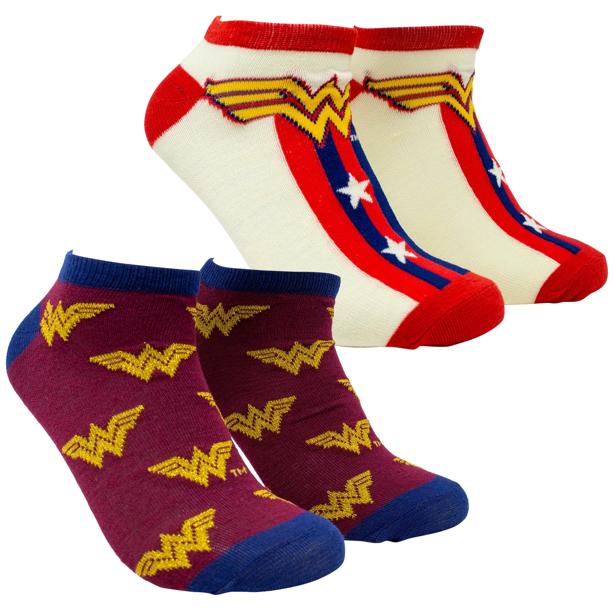 Wonder Woman 1984 Movie Shorties Women's 2-Pack Socks