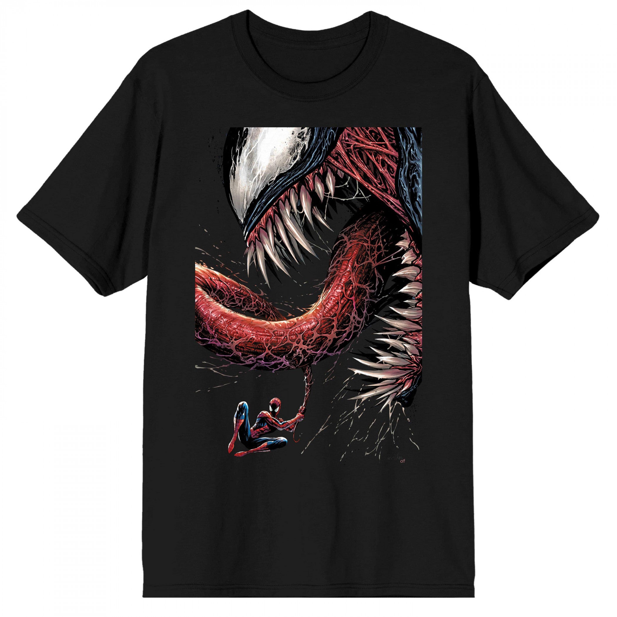 Spider-Man and Venom Battle T-Shirt