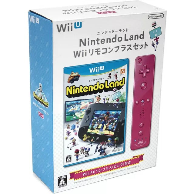 Nintendo Land Wii Remote Control Plus Set (Pink) Wii U