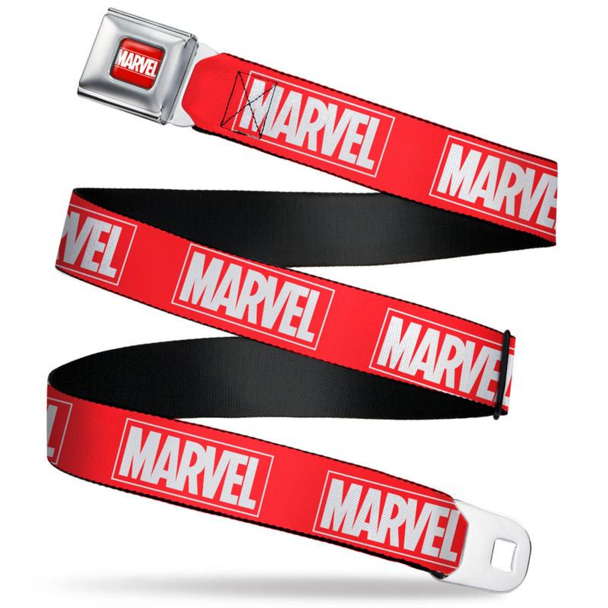 Marvel Brand Logo Seatbelt Belt