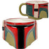 Star Wars Boba Fett Distressed Helmet 3D Sculpted 20oz Jumbo Mug