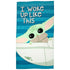 Star Wars Mandalorian The Child Grogu Woke Up Like This Beach Towel