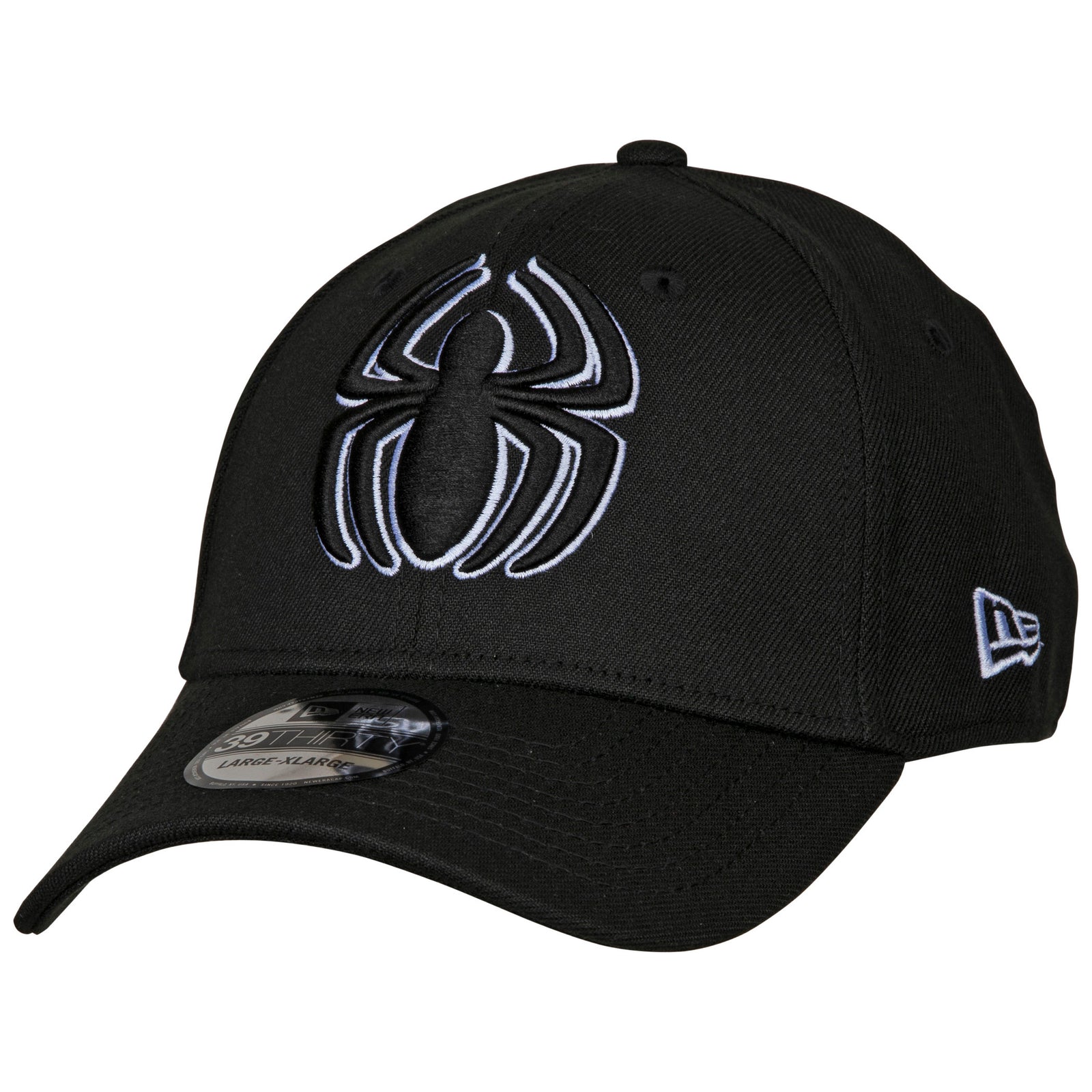Spider-Man 3D Symbol Black 39Thirty Baseball Cap