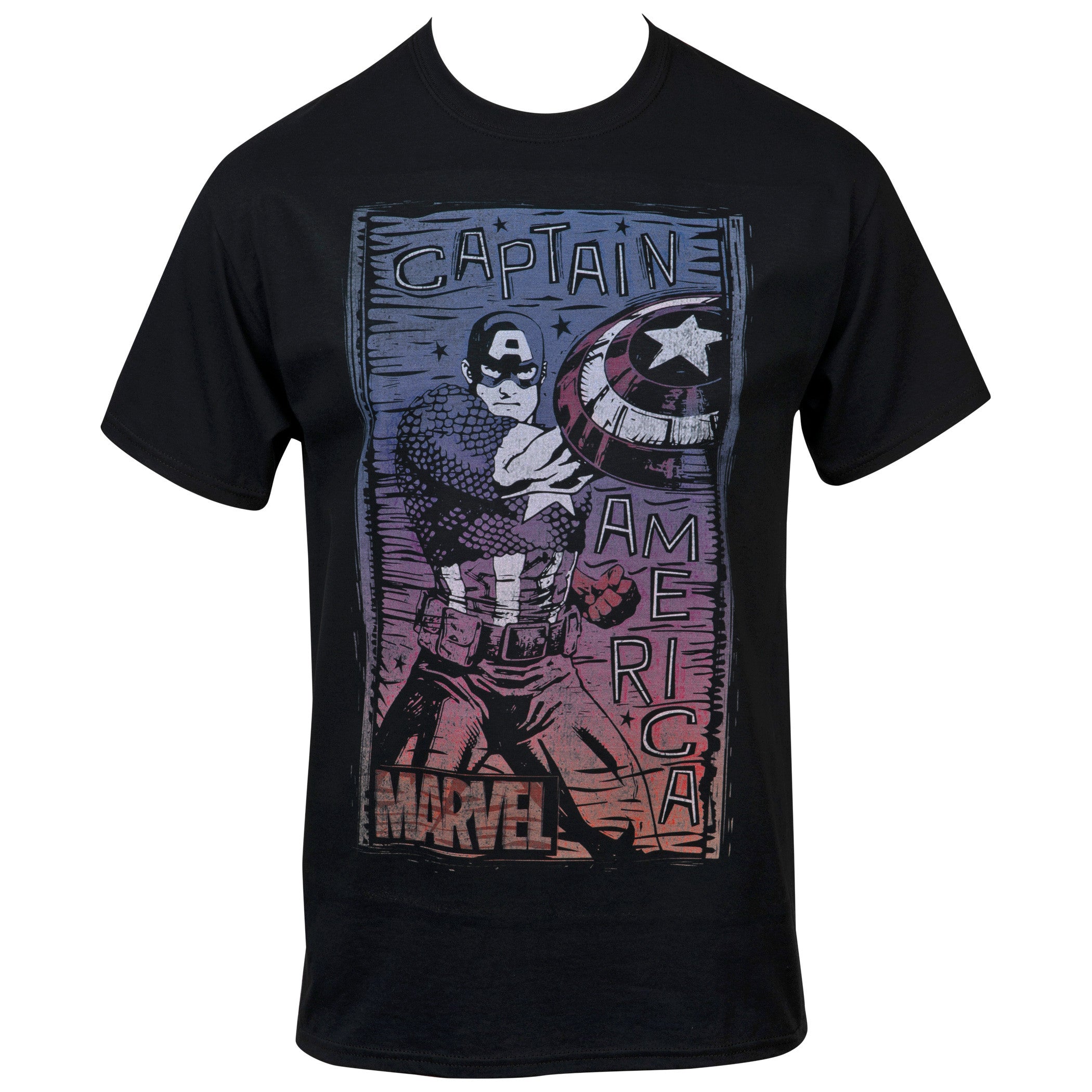 Marvel Captain America The First Avengers Fight Stance T-Shirt