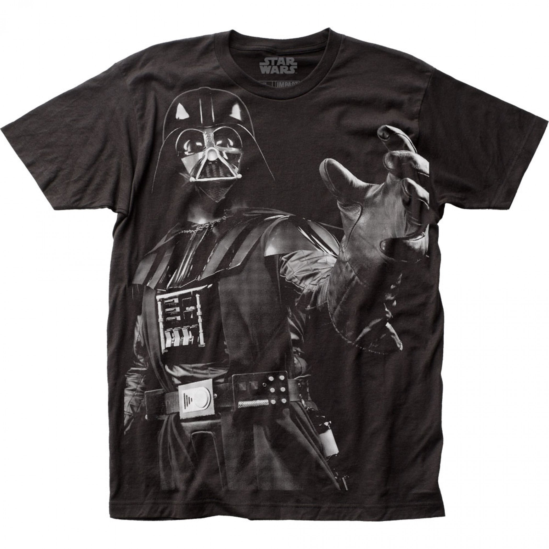 Star Wars Darth Vader Choke Large Subway Print T-Shirt