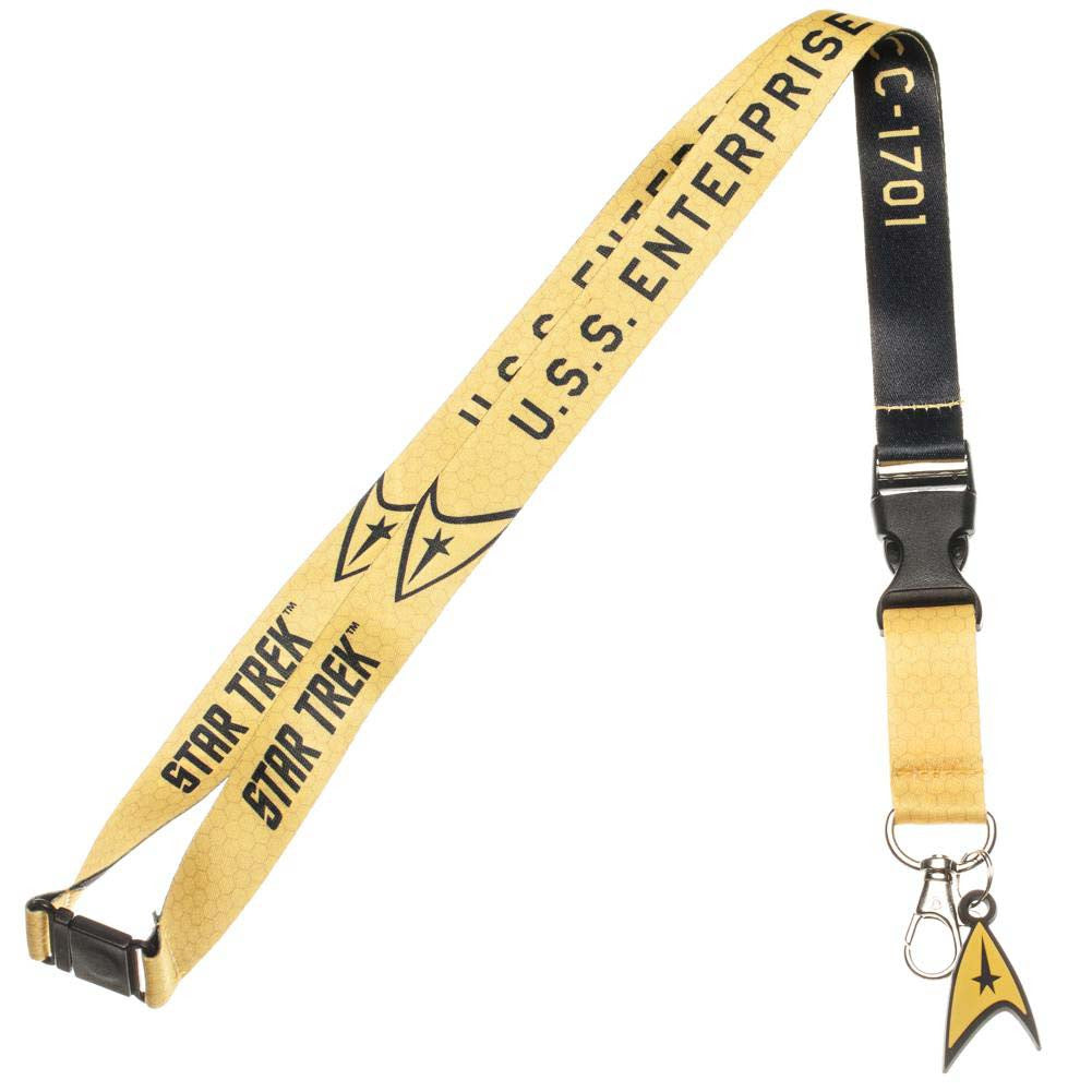 Star Trek Command Lanyard with PVC Charm