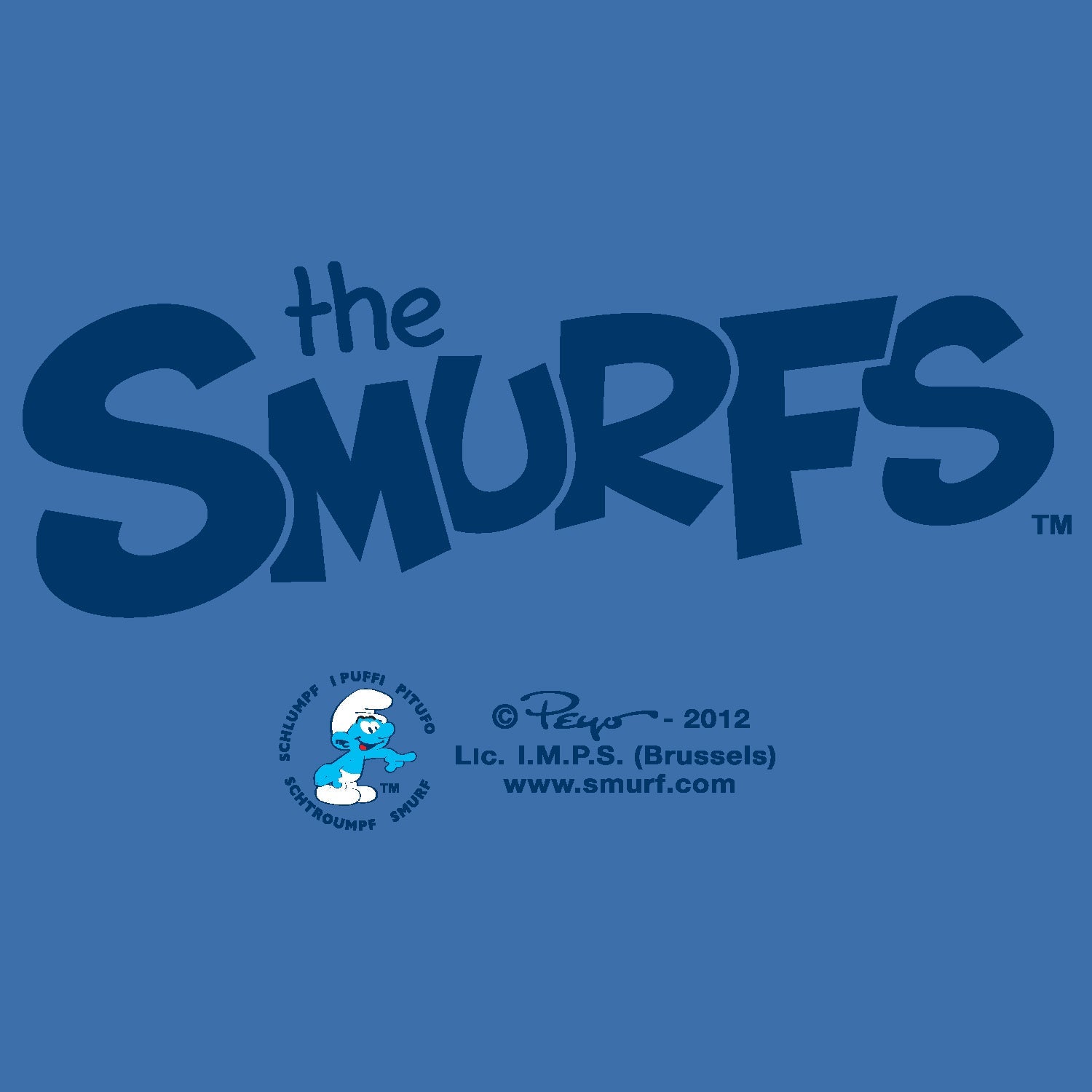 The Smurfs Jokey Smurf Tongue Official Kid's T-Shirt ()