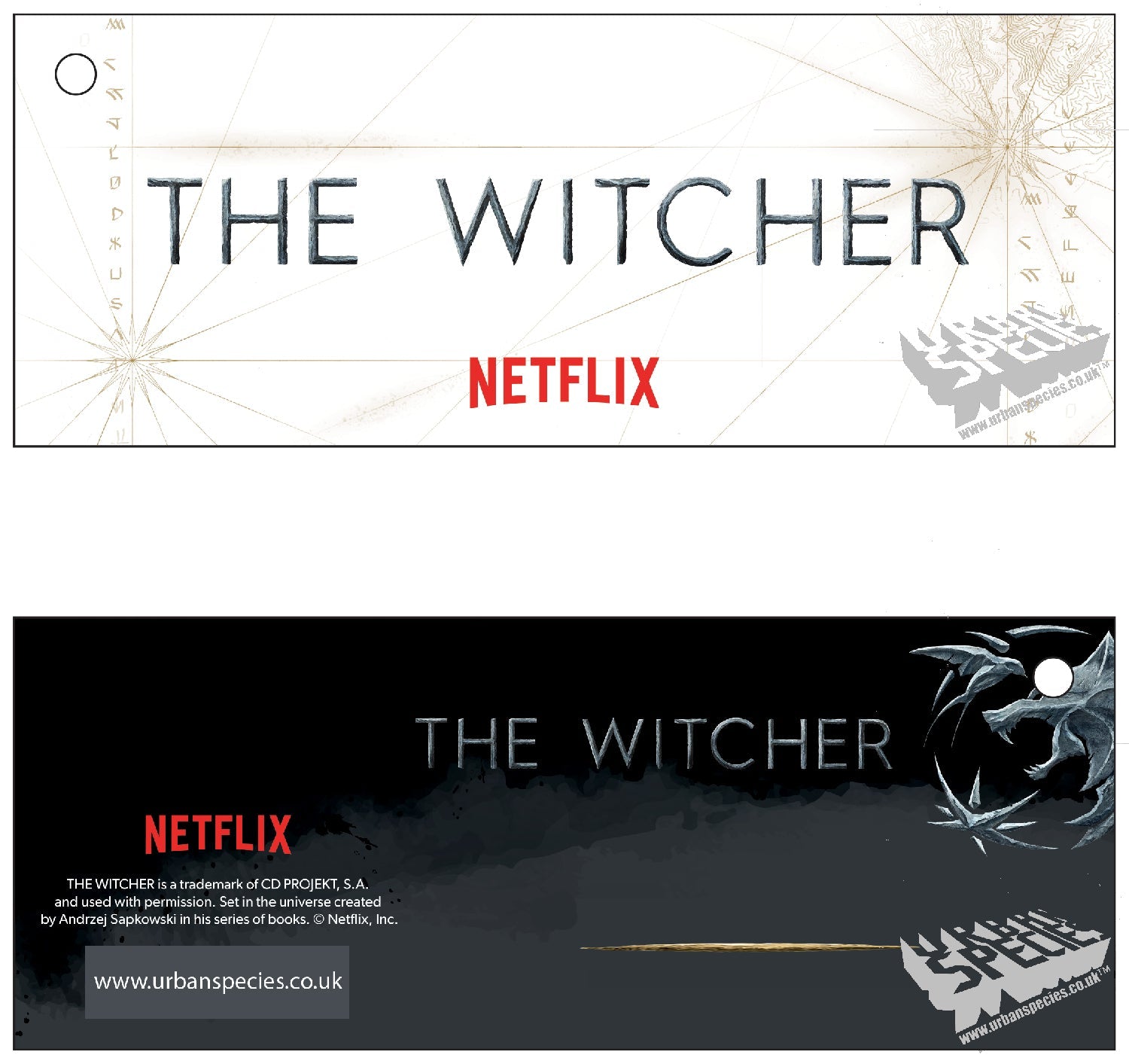 The Witcher Logo Retro 80s TV VHS Official Sweatshirt