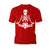 Halloween Day Of The Dead Namaste Lotus Skeleton Stencil Official Men's T-shirt
