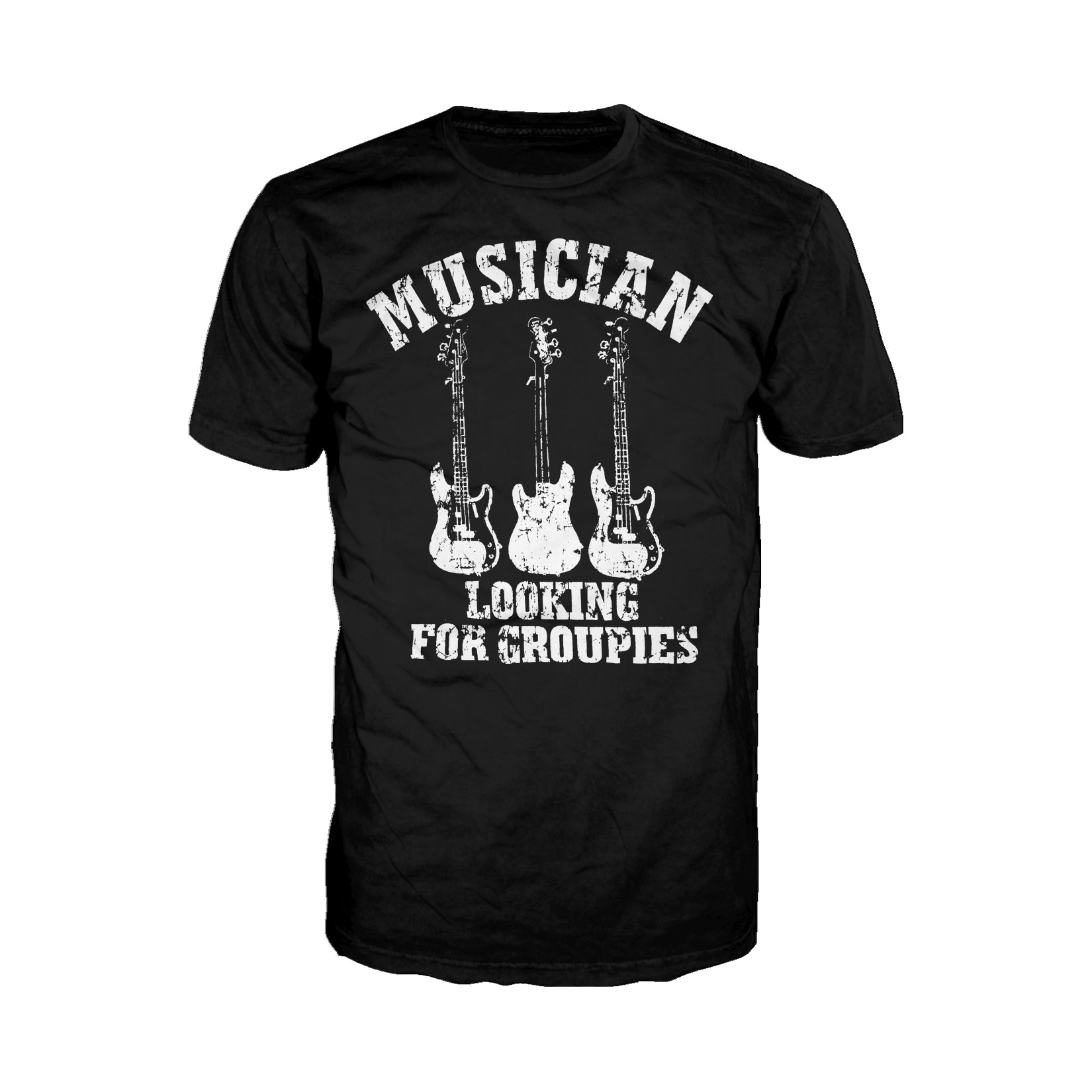 UA Just for Lolz Musician Looking for Groupies Men's T-shirt ()